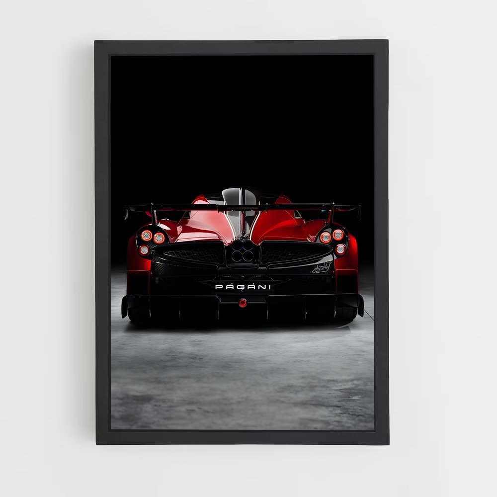 Poster McLaren Imola Vision – affiche Pagani (vue 2)